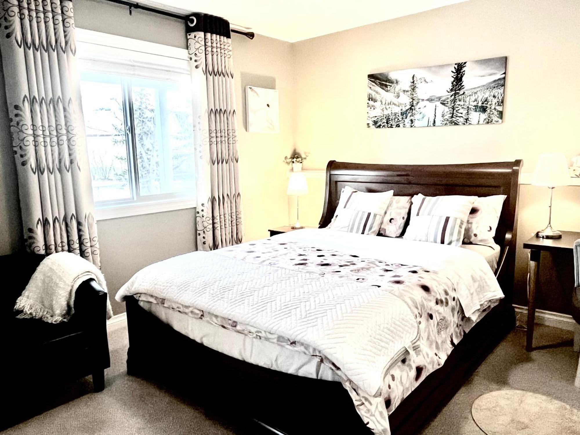 Cozy Walkout With King Bed, Kitchen, Parking & Patio *